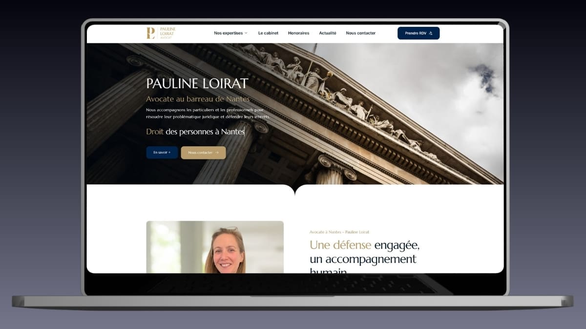 Création Site internet avocat Nantes