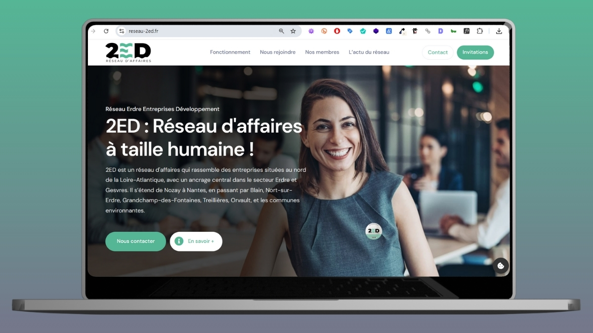 Création site internet réseau d'affaire Nord Nantes
