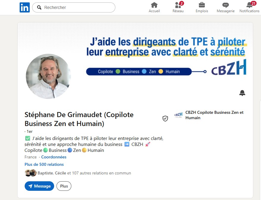 CBZH : développer la visibilité digitale d’un copilote de dirigeants de TPE