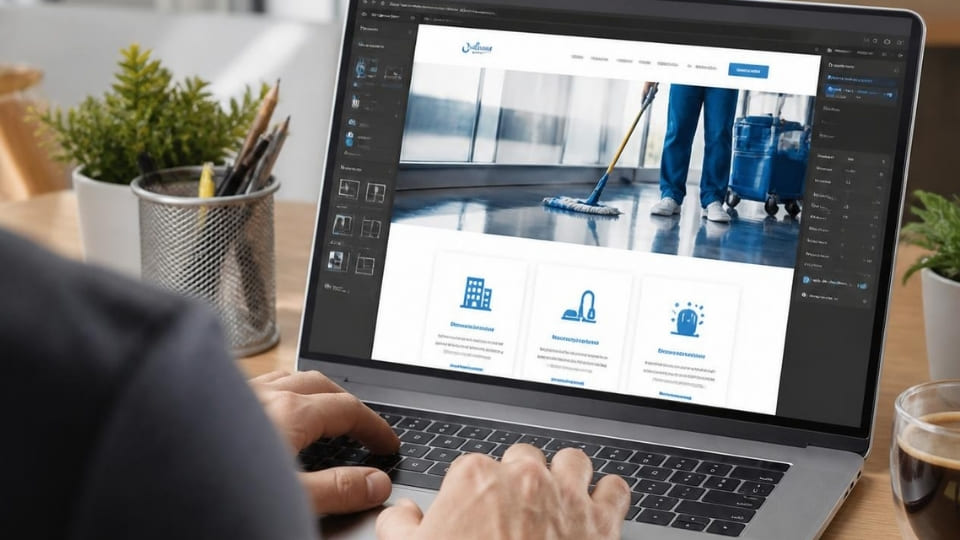 Site internet pour entreprise de nettoyage